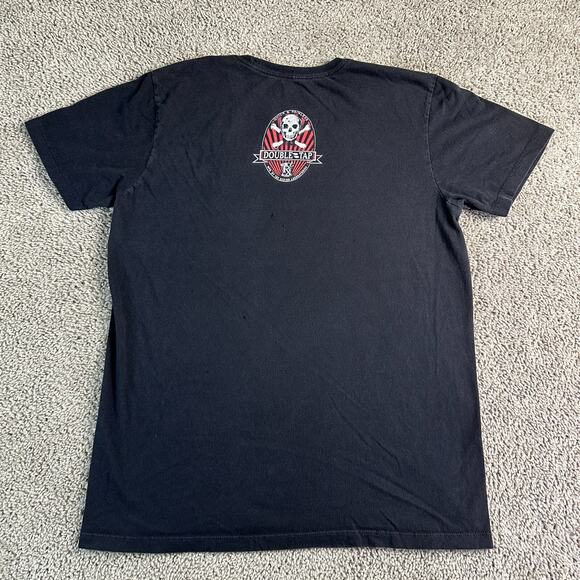 7.62 Design Shirt Mens Large Black Double Tap Hollow Points .45 Caliber Doses - Picture 5 of 10